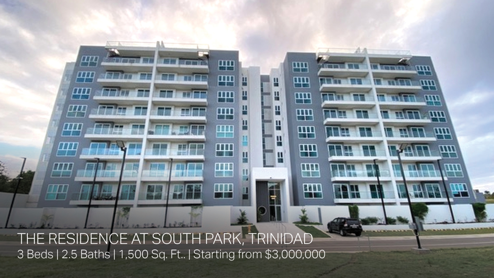 3 Bedroom Apartment for Sale at the Residence, South Park Trinidad and Tobago